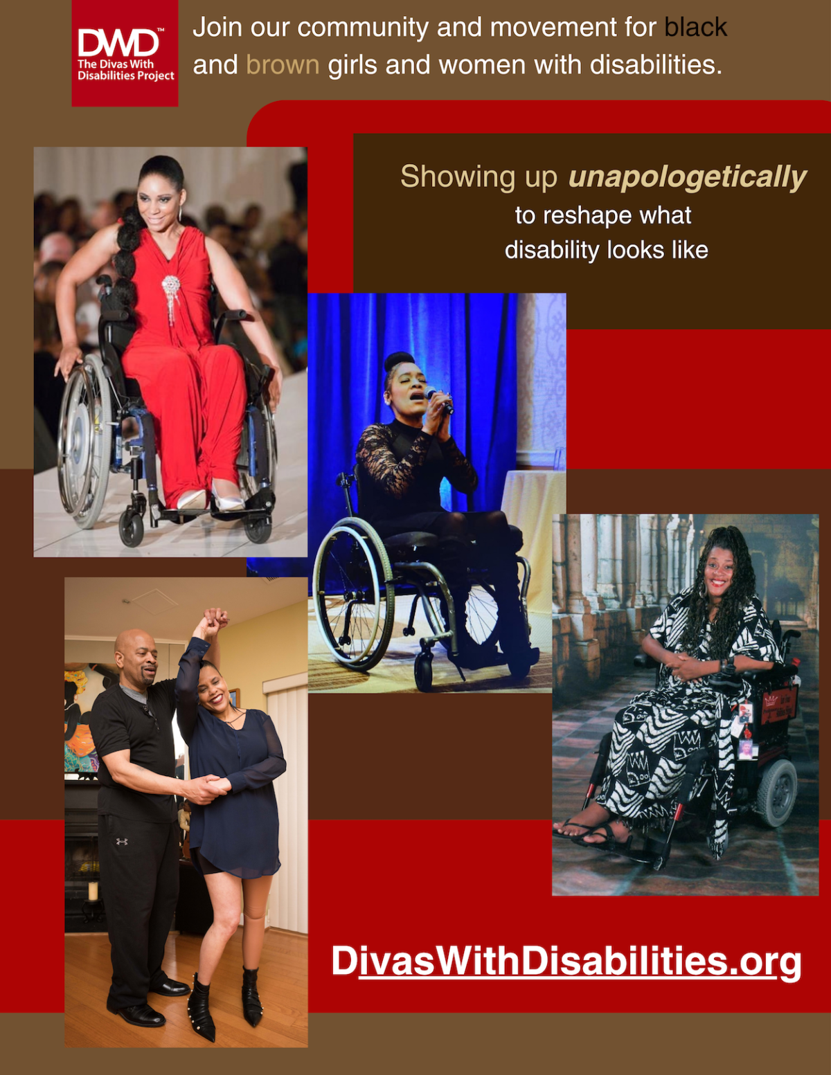 Image of 4 women with disabilities.